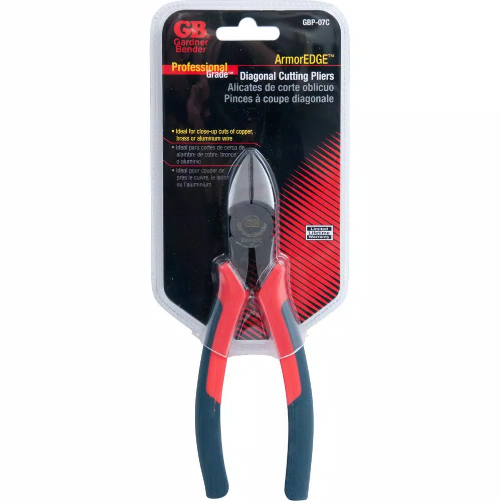 Gardner Bender 7 in. Diagonal Cutting Pliers with High-Leverage Handle