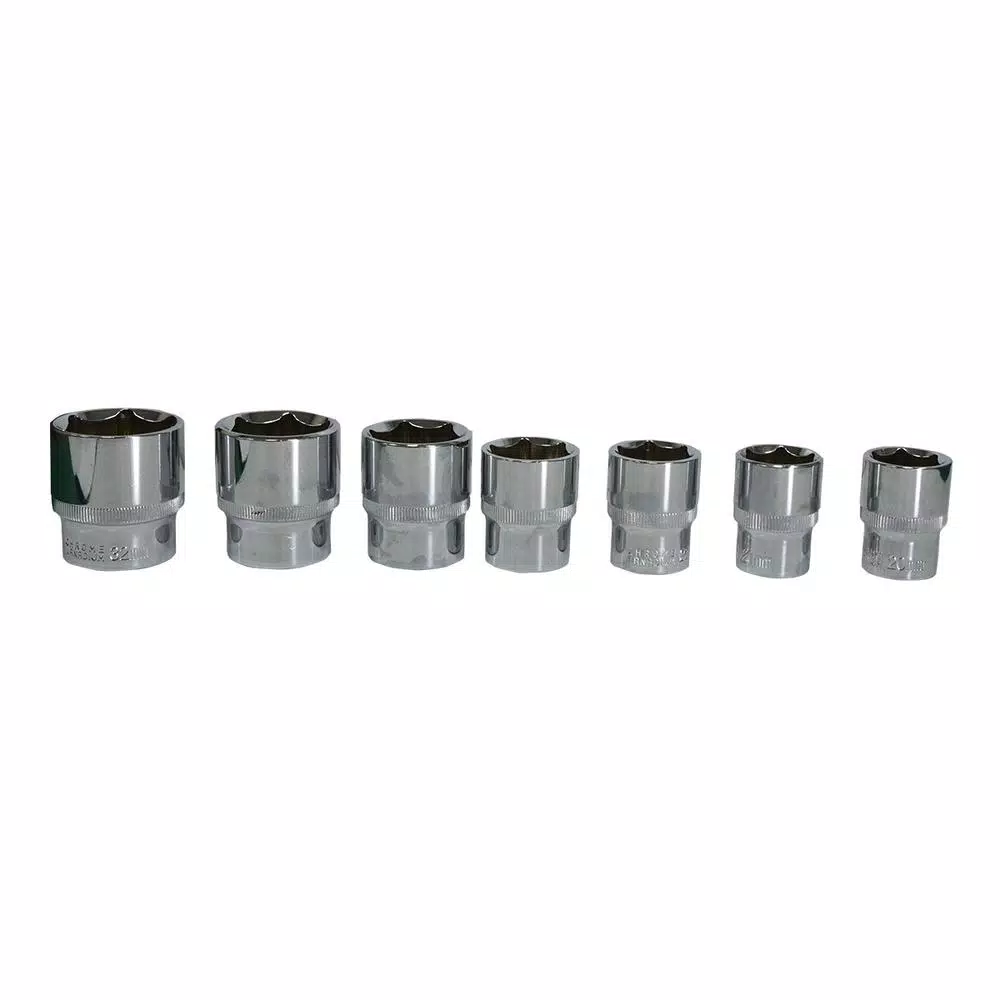 Best Value 1/2 in. Drive Metric Socket Set, 33-Piece