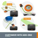 Worx Landroid 20V Robotic Lawn Mower with GPS Module, 7 in. Cutting Width, Brushless Motors thumbnail 5