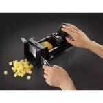 Simposh Easy Food Slicer Dicer and French Fry Cutter with Ratchet Action Pusher thumbnail 7