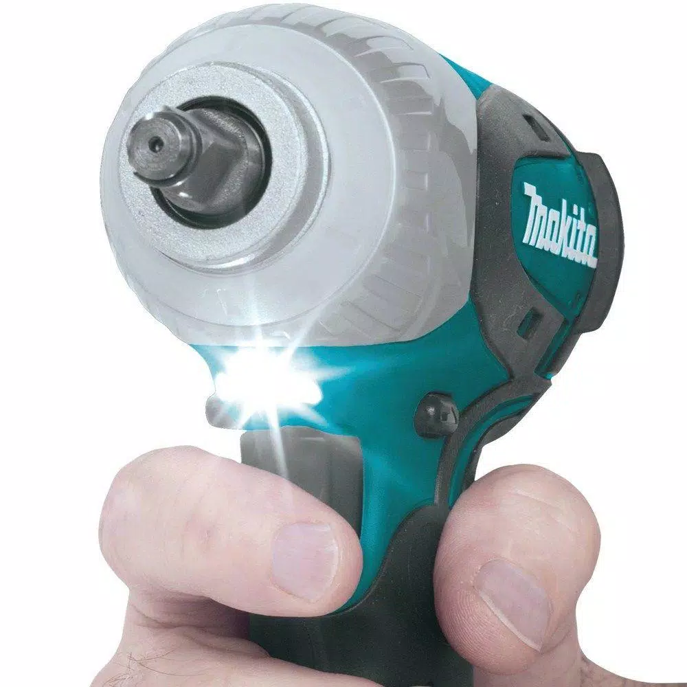 Makita 18V LXT Cordless 3/8 in. Square Drive Impact Wrench Kit with (2) 3.0Ah Batteries, Charger, and Bag