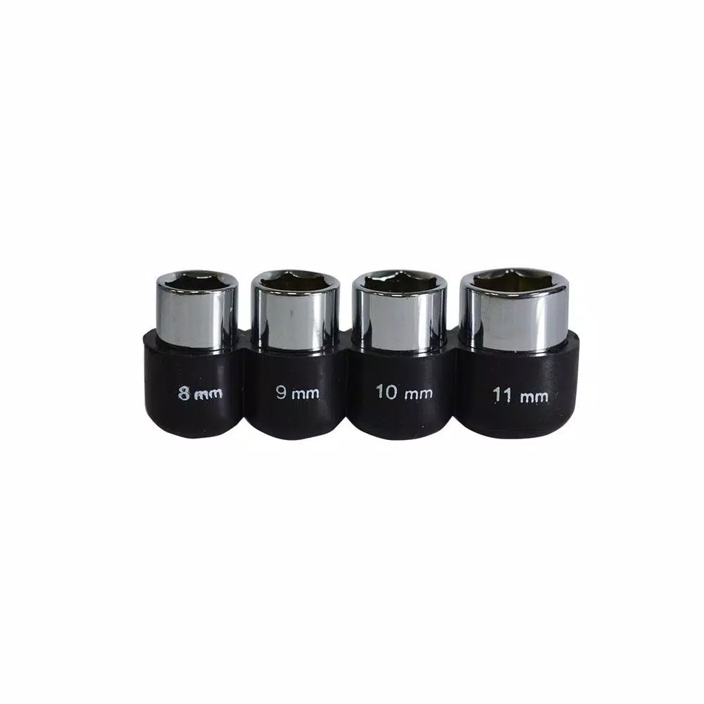 Best Value 25-Piece 1/4 in. and 3/8 in. Drive Socket Set with Ratchet, Extensions and Organizers