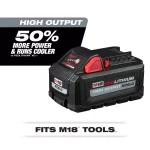 Milwaukee M18 REDLITHIUM HIGH OUTPUT XC6.0 18V 6.0Ah Lithium-Ion Battery Pack (4-Pack) thumbnail 2