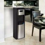 Vitapur Bottom Load Water Cooler Dispenser with Kettle Feature, Hot/Room/Cold, Black/Stainless Steel thumbnail 3
