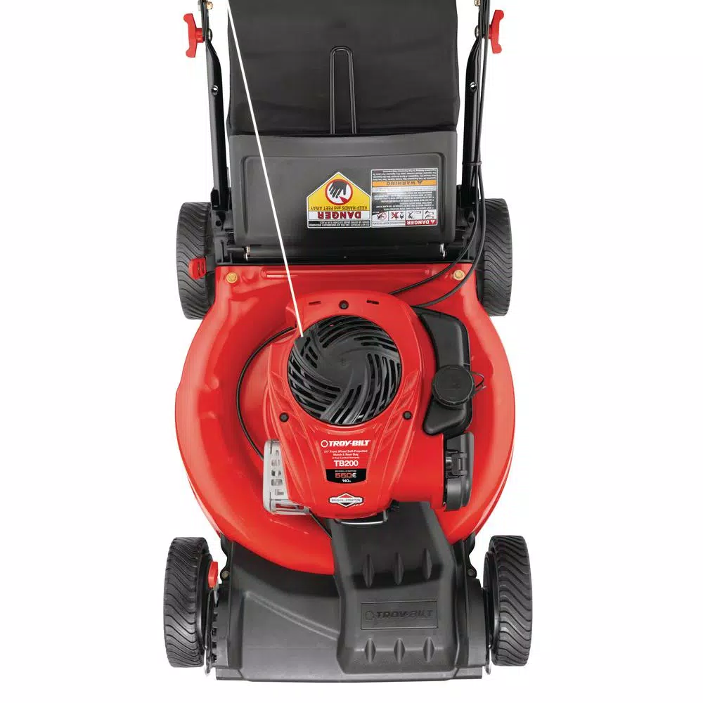 Troy-Bilt TB200 21 in. Self-Propelled Gas Lawn Mower with Briggs & Stratton 140cc Engine