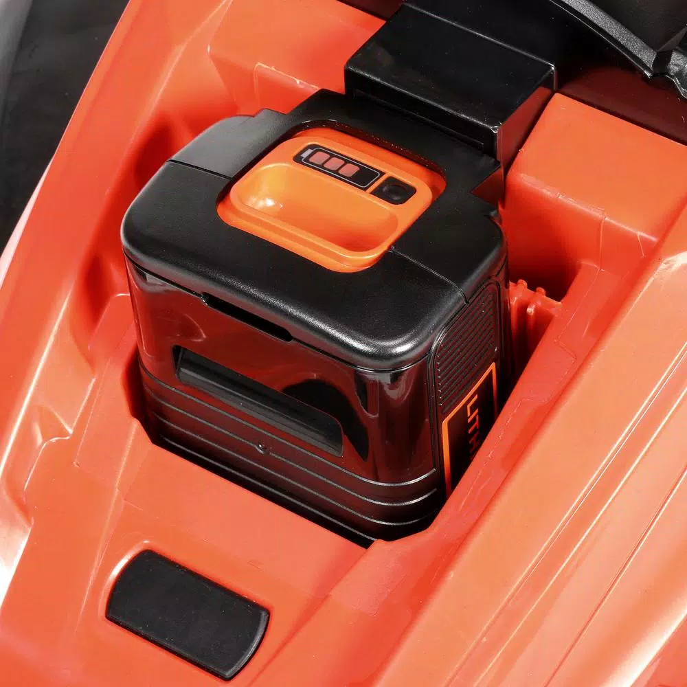 BLACK+DECKER 40V MAX Cordless Lithium-Ion Walk Behind Push Mower, 16 in. Deck with (2) 2.0 Ah Batteries & Charger