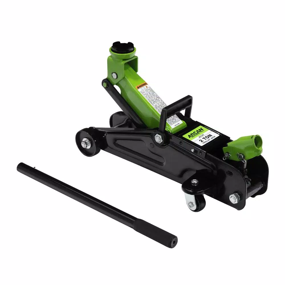 Arcan ALTJ2T 2-Ton Trolley Jack, Heavy-Gauge Steel Floor Jack with 360° Swivel Saddle