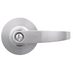Universal Hardware Commercial Heavy Duty Vandal Resistant Privacy Lever, Satin Chrome, ANSI Grade 1 thumbnail 1