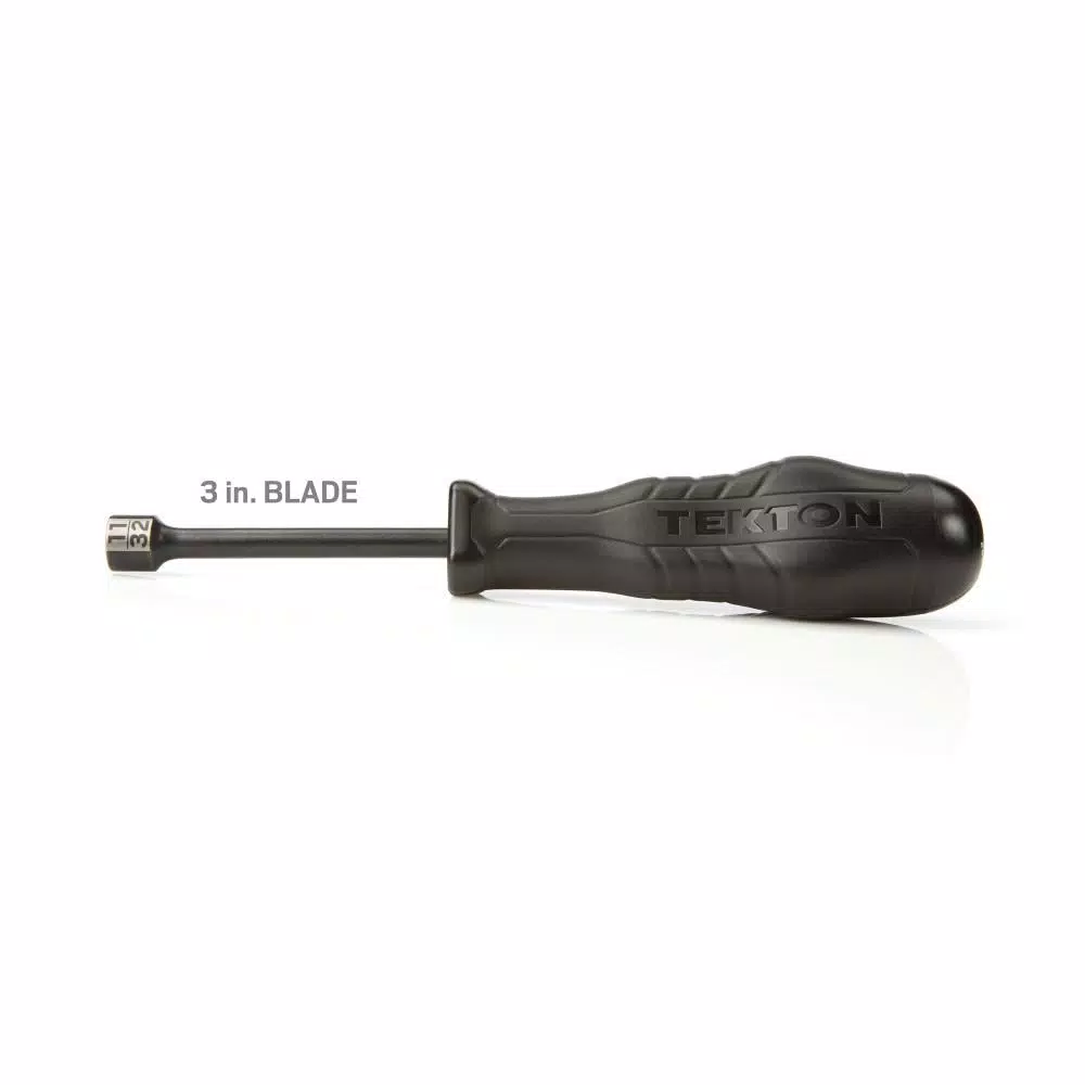 TEKTON 11/32 in. Nut Driver with Patented Three-Sided Handle