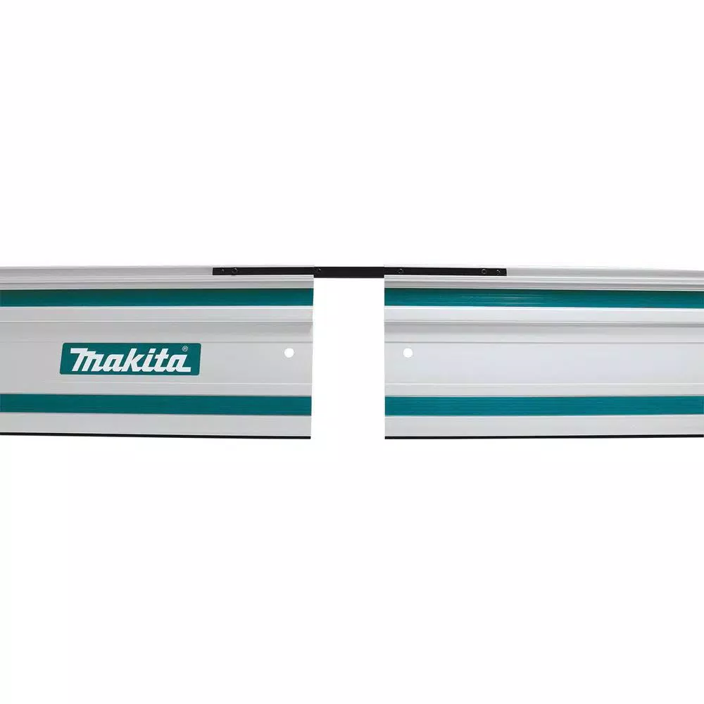 Makita 12 Amp 6-1/2 in. Plunge Circular Saw with 55 in. Guide Rail and Connector Kit Bundle