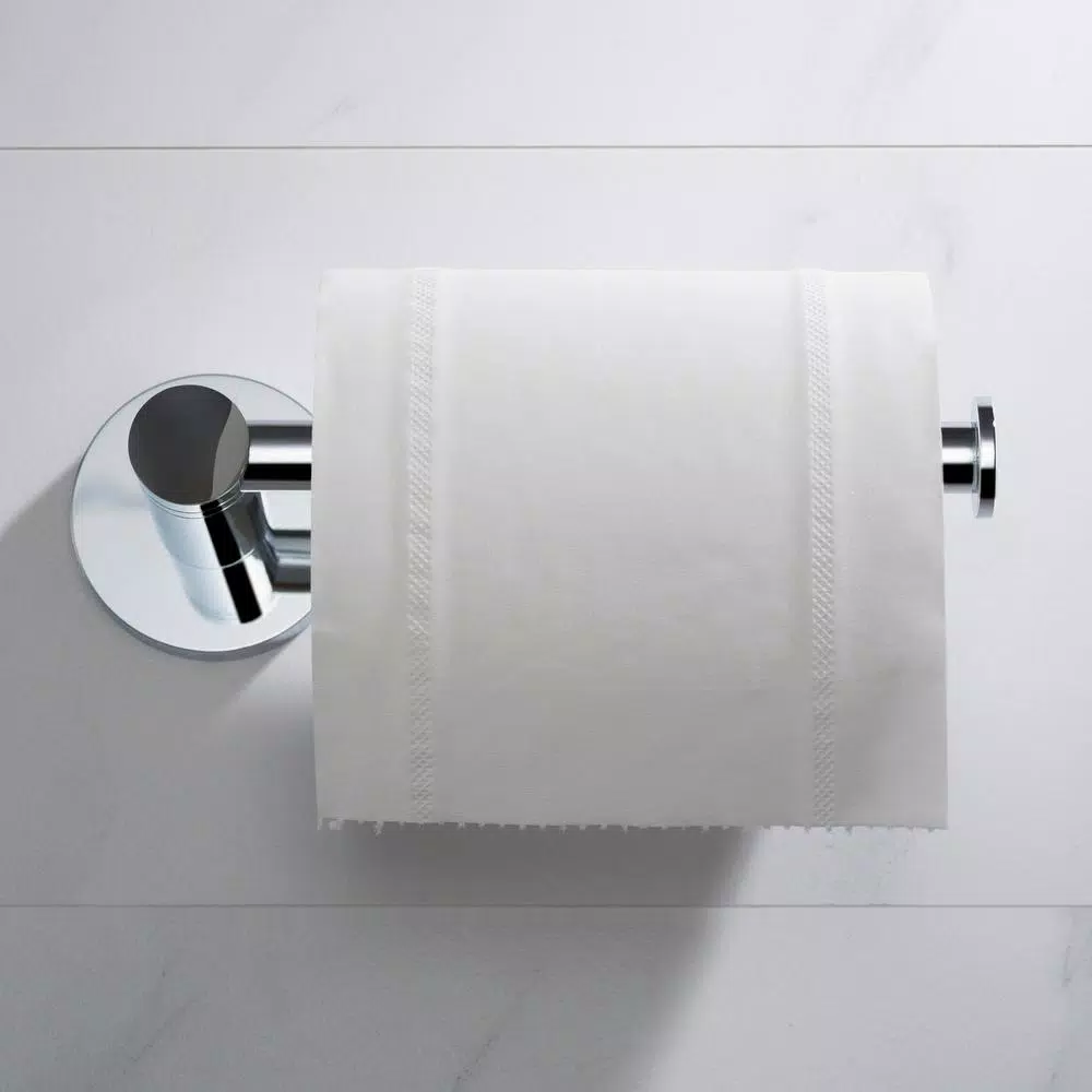 KRAUS Elie Chrome Solid Brass Toilet Paper Holder
