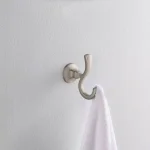 Delta Mandara Double Towel Hook, Brushed Nickel thumbnail 4