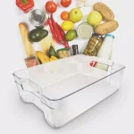 Cook Pro Large Plastic Refrigerator and Freezer Organizer Bin with Built-in Handles thumbnail 1