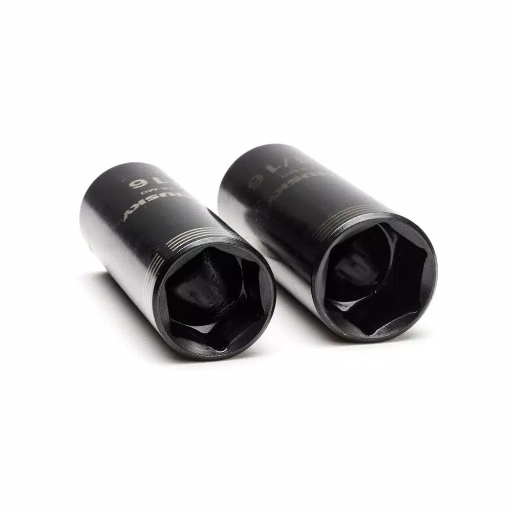 Husky 3/8 in. Drive Metric Thin Wall Deep Impact Socket Set, 10-Piece