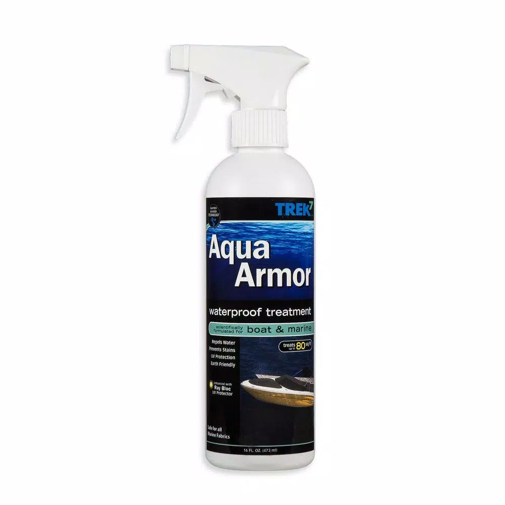 Trek7 Aqua Armor 16 oz. Fabric Waterproofing Spray for Boat Covers and Marine Bimini Tops