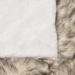 Best Home Fashion Bleached Finn Faux Fur Throw Blanket, 58 in. x 60 in. thumbnail 3