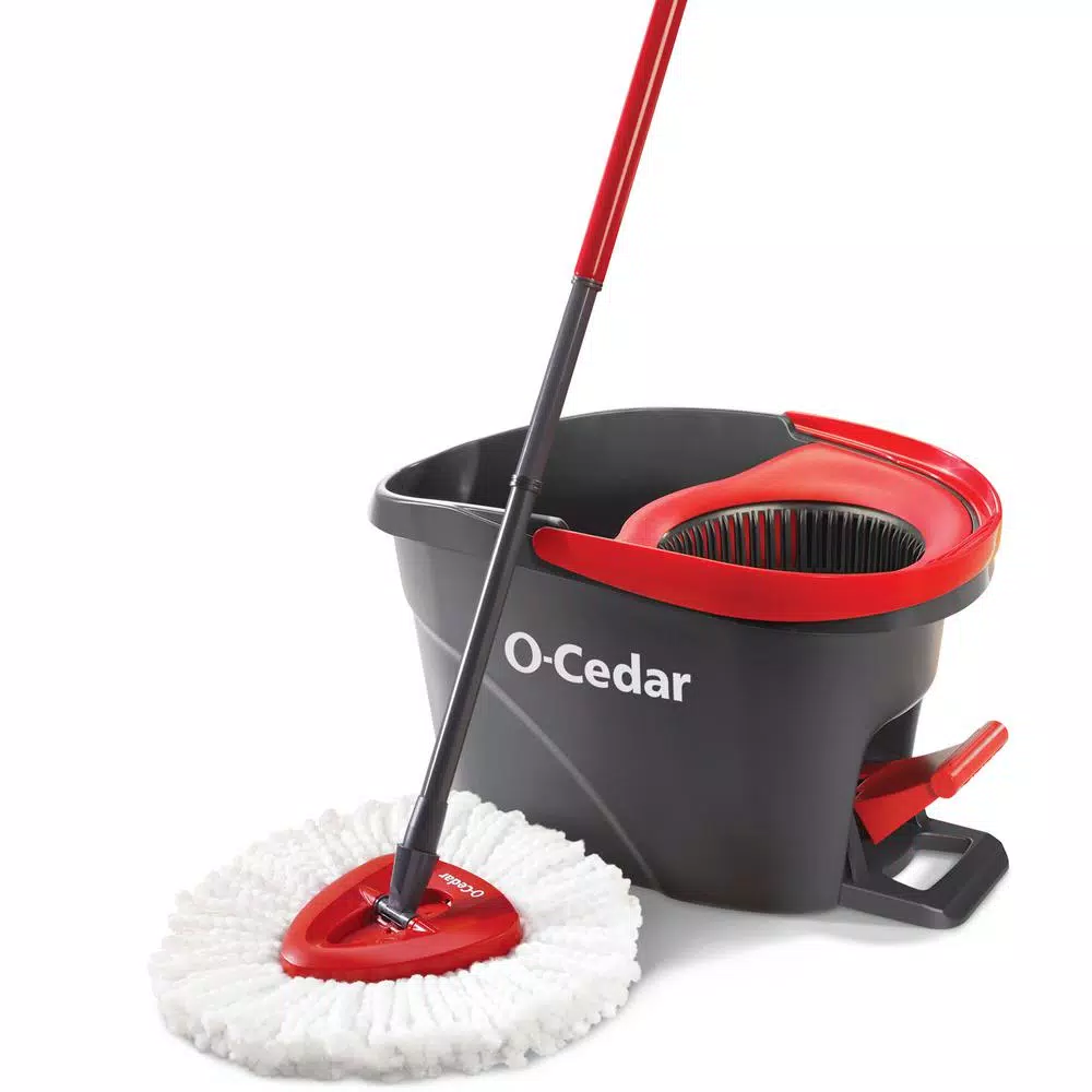 O-Cedar EasyWring Microfiber Spin Mop and Bucket System