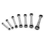 Klein Tools 7-Piece Ratcheting Box Wrench Set, SAE, Carbon Steel thumbnail 7