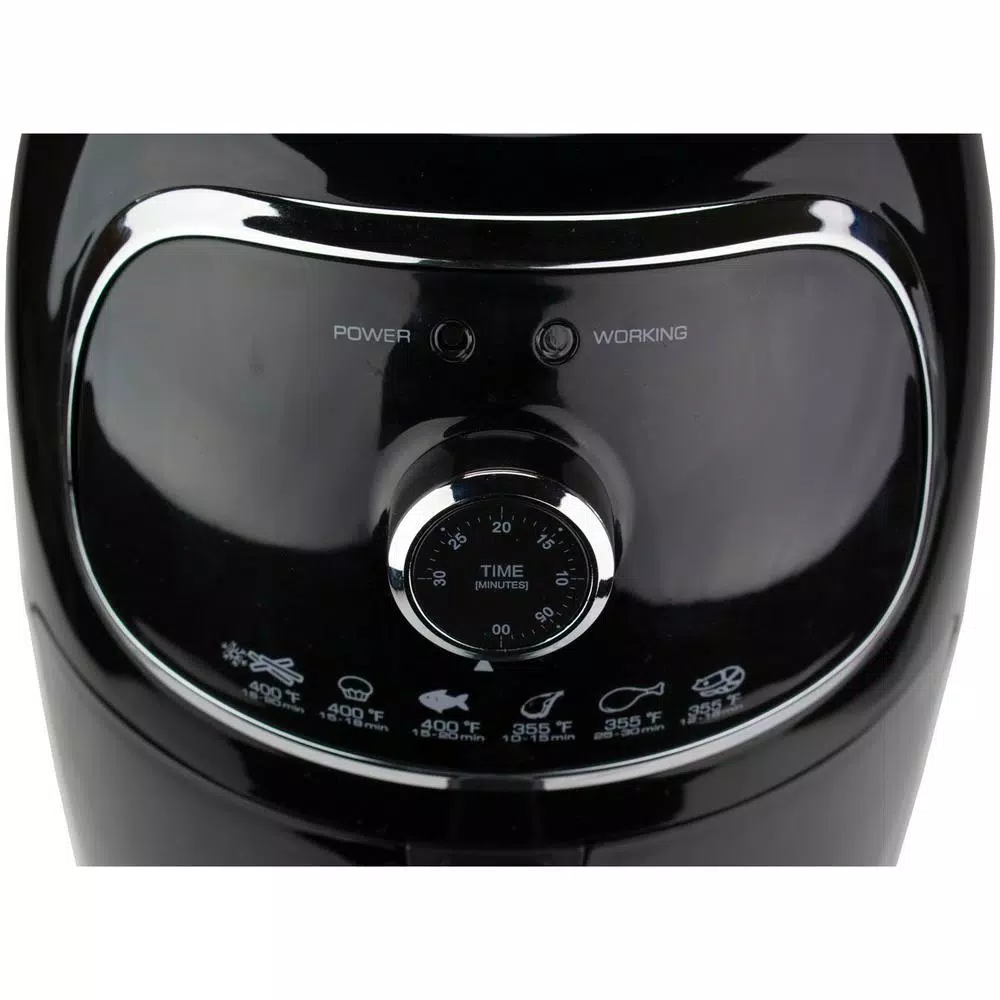 Brentwood Appliances 2 Qt. Small Electric Air Fryer with Timer and Temperature Control, Black