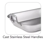 Tramontina Gourmet Prima 10 Qt. Stainless Steel Roasting Pan with Basting Rack thumbnail 3