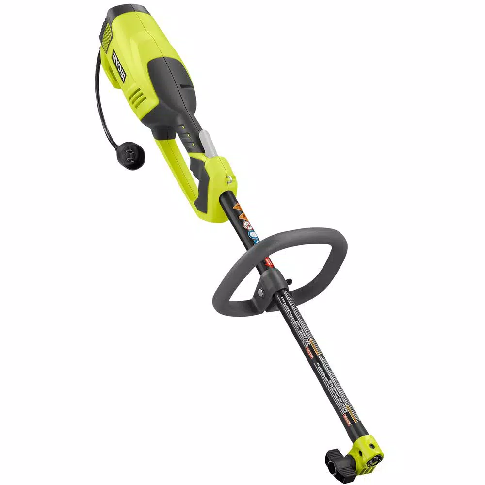 RYOBI 10 Amp Electric String Trimmer, 18 in. Cutting Swath, Attachment Capable