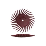 Dedeco Sunburst 7/8 in. Knife-Edge Radial Discs, 220-Grit, 1/16 in. Thickness, 12-Pack thumbnail 1