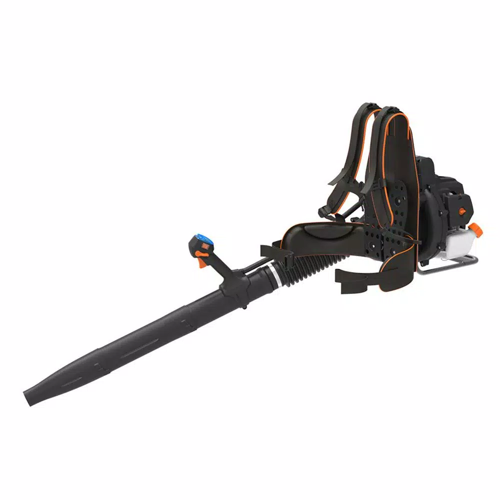Lawnmaster NO-PULL 31cc Gas Backpack Leaf Blower, 175 MPH, 470 CFM, Electric Start