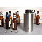 Manna 64 oz. Stainless Steel Vacuum Insulated Growler - Double Wall Leak-Proof Beverage Container thumbnail 4