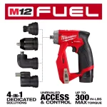 Milwaukee M12 FUEL 4-in-1 Installation Drill Driver & SURGE Impact Driver Combo Kit thumbnail 3