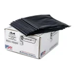 Plasticplace 25 Gal. Eco-Friendly Black Trash Bags, 1.7 Mil Thickness, 100 Count Case thumbnail 1