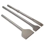 Thinset Removal Bit SDS Max Chisel Set, 3-Piece Tile and Scaling Chisel Set for Rotary or Demo Hammers thumbnail 3