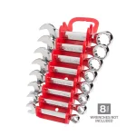 TEKTON 8-Tool Store-and-Go Stubby Wrench Rack Keeper, Red thumbnail 2