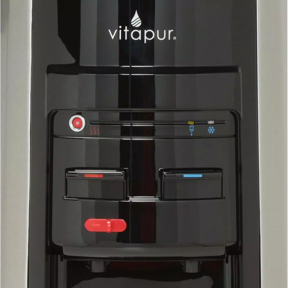 VITAPUR Stainless Steel Top Load Water Cooler Dispenser with Kettle Feature, Hot/Room/Cold