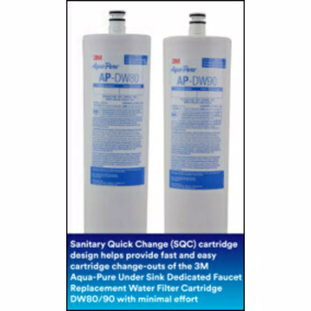 3M Aqua-Pure AP-DWS1000 Under Sink Water Filtration System with Dedicated Faucet