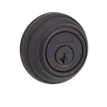 Kwikset 980 Single Cylinder Deadbolt with SmartKey Security, Venetian Bronze thumbnail 1