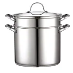 Cooks Standard Classic 12 Qt. Stainless Steel 4-Piece Pasta Stockpot, Steamer, and Multi-Pot Set thumbnail 3