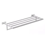 Nameeks Boutique Hotel 1-Bar Towel Rack, Polished Chrome Brass thumbnail 1