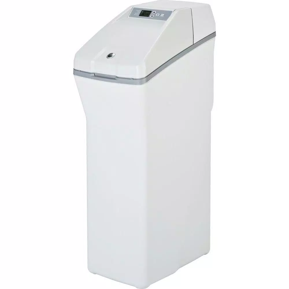 GE 30,000 Grain Water Softener System with SmartSoft Technology and Iron Removal
