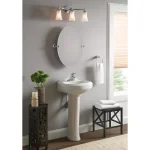 Moen Adler 4 in. Centerset Single-Handle Bathroom Faucet, Chrome (2-Pack) thumbnail 2