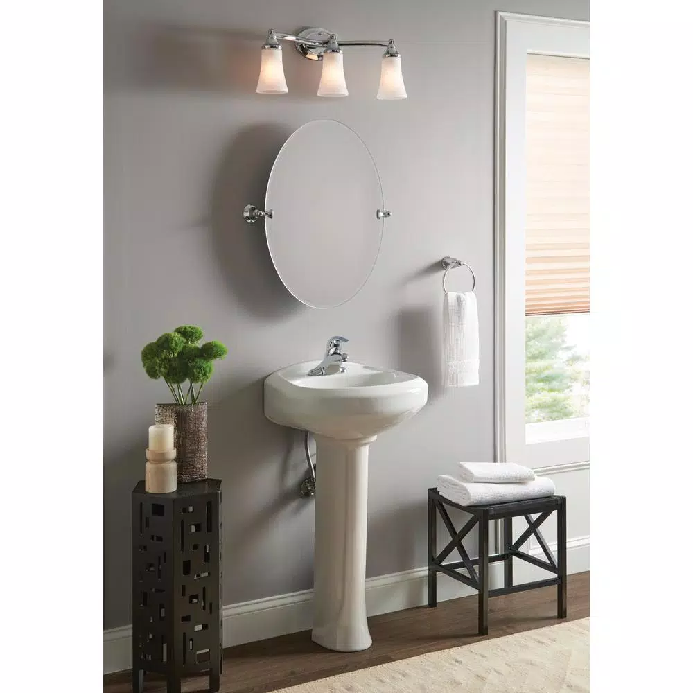 Moen Adler 4 in. Centerset Single-Handle Bathroom Faucet, Chrome (2-Pack)