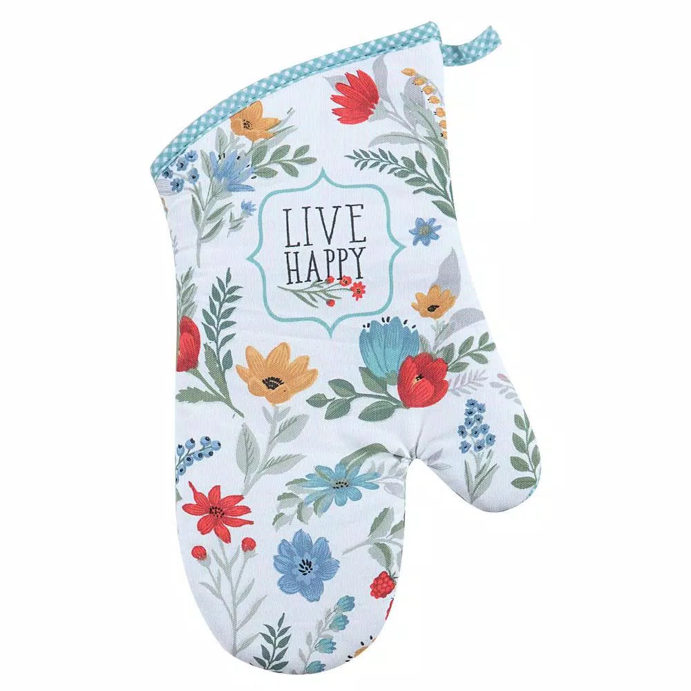 Kay Dee Blooming Thoughts Cotton Multi Kitchen Textile Set - 4 Piece Floral Set