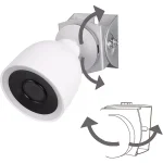 Wasserstein Adjustable Metal Mount for Google Nest Cam IQ Outdoor, Silver thumbnail 3