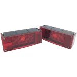 MaxxHaul 12V LED Submersible Rectangular Trailer Light Kit with All-Copper Wiring Harness thumbnail 2