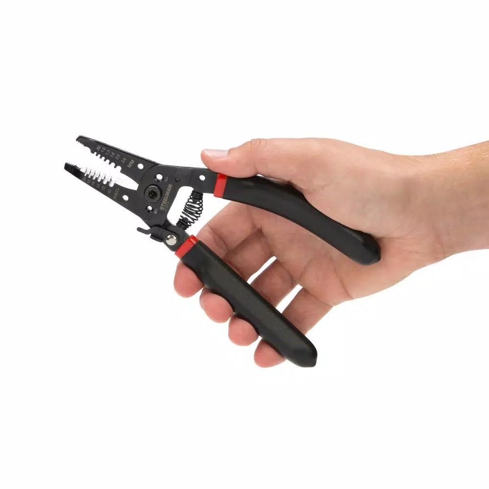 Steelman 41873 Universal Wire Stripper and Cutter, 20-10 AWG, 7 in.
