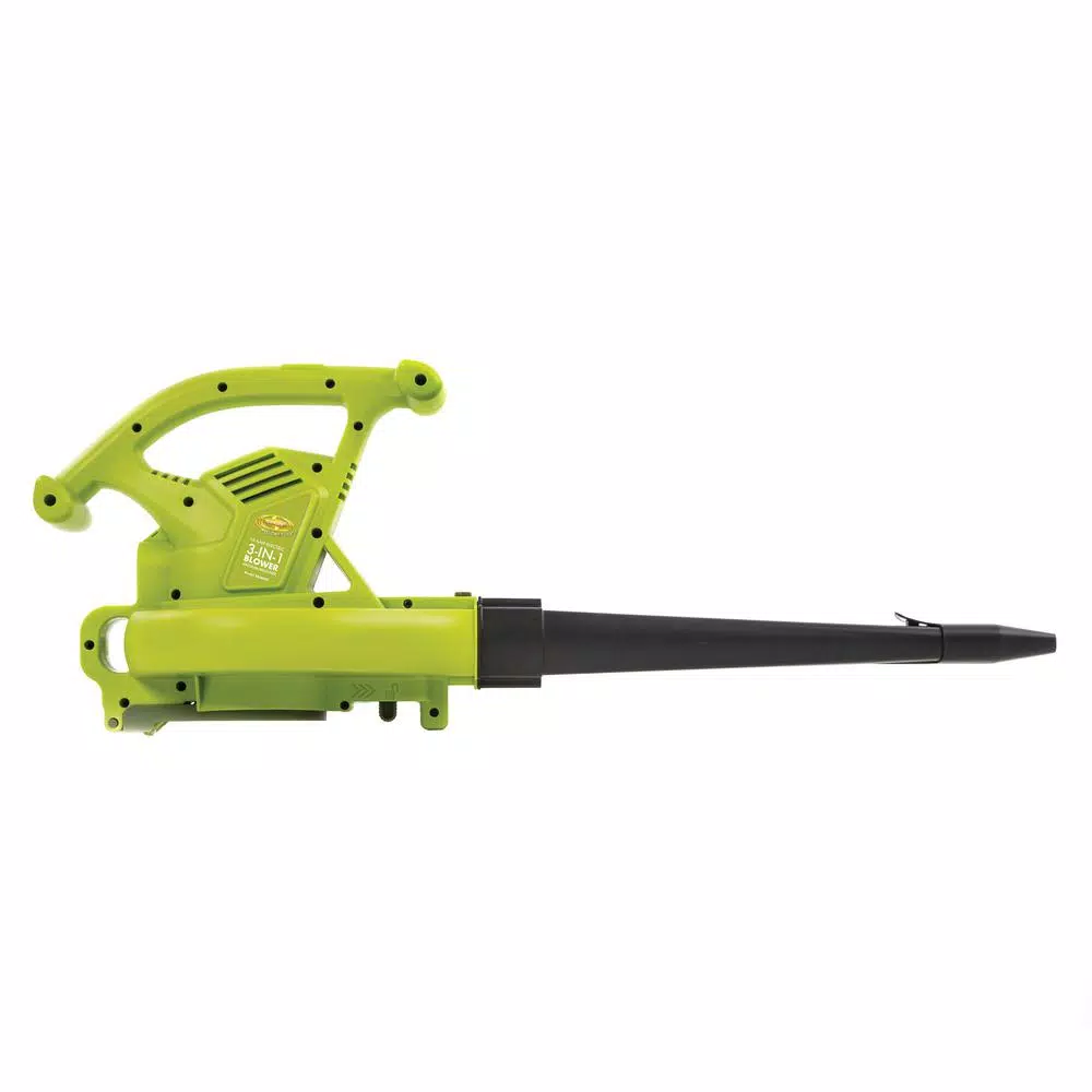 Sun Joe SBJ605E 3-in-1 Electric Handheld Blower, Vacuum, and Mulcher, 14 Amp, 250 MPH, 440 CFM