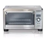 Hamilton Beach Professional 1500W Digital Toaster Oven with Temperature Probe, 6-Slice, Stainless Steel thumbnail 1