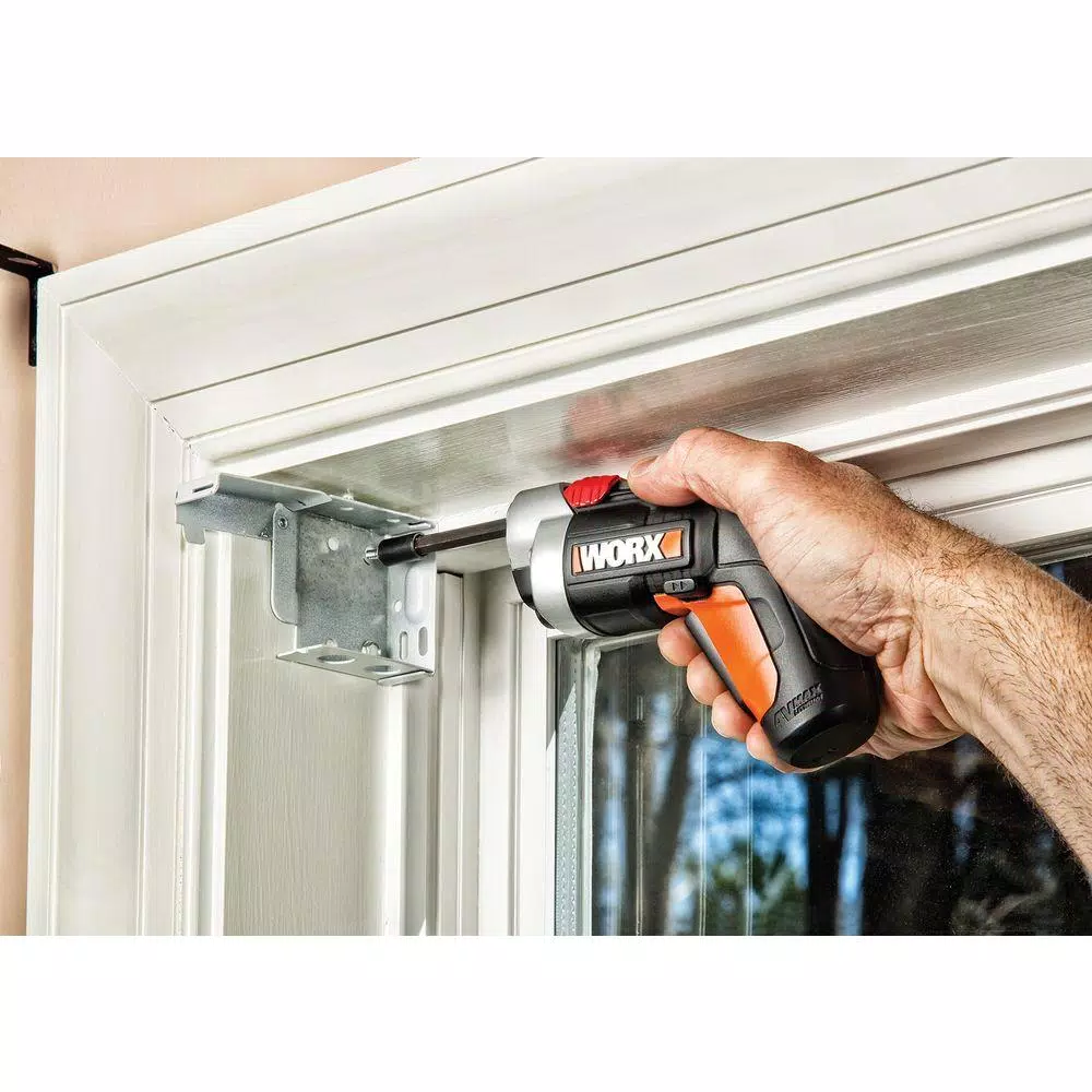 Worx XTD 4V Cordless Extended Reach Screwdriver with 8 Bits and Charger