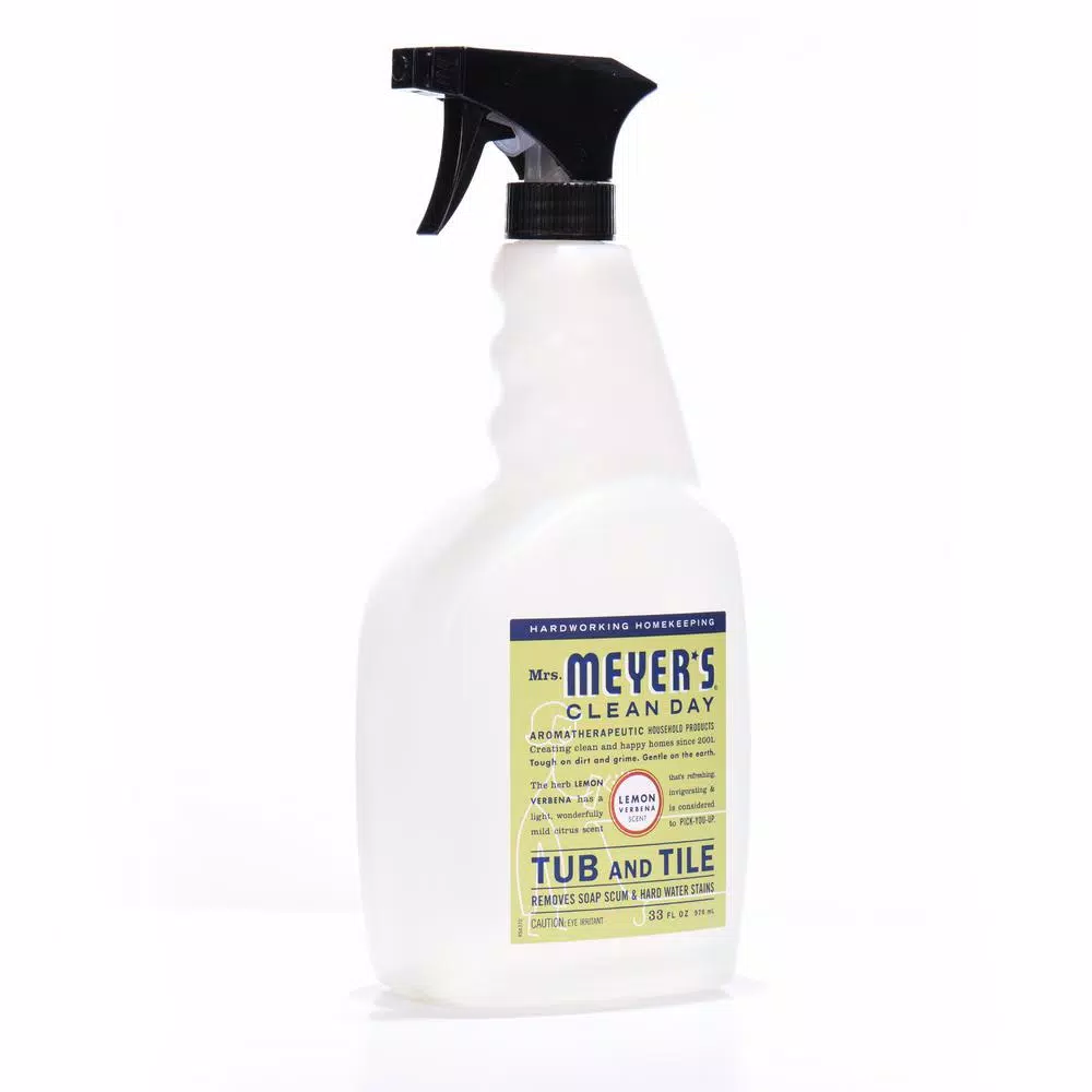 Mrs. Meyer's Clean Day Lemon Verbena Tub and Tile Cleaner, 33 oz (Pack of 6)