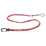 Milwaukee 10 lb. 72 in. Extended Reach Locking Tool Lanyard, Red thumbnail 1