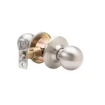 Taco Trans Atlantic Grade 3 Storeroom Function Cylindrical Door Knob, Satin Stainless Steel thumbnail 2